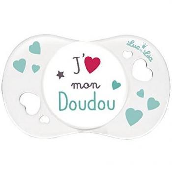 Chupete Fisiológico Luc&lea 0-6 meses Amo a mi Doudou