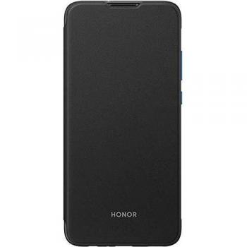 Funda Folio Negra Sintética y Flexible para Honor 20 Lite