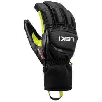 Guantes Leki Griffin Pro 3D PrimaLoft negro amarillo neón