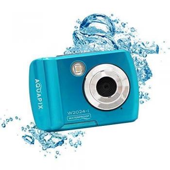 Easypix Cámara Sumergible EASYPIX W2024-I Splash Iceblue, 14MP Doble Panta, Azul
