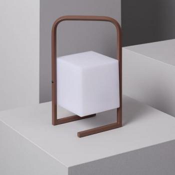 Lámpara de Mesa LED Portátil Tiber 2.5W para Exterior con Batería USB Recargable Terracota
