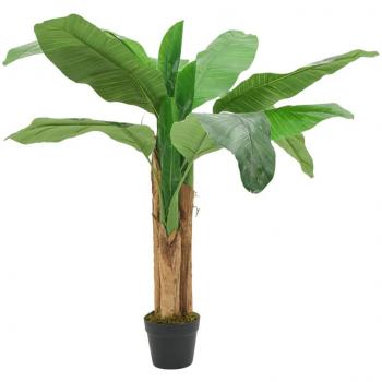 Árbol de Plátano Artificial VidaXL - Planta Falsa Decoración Verde, Dimensiones: 120 cm (9 hojas), 150 cm (18 hojas), 180 cm (19 hojas)