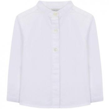 Gocco Camisa Oxford Cuello Mao, Blanco