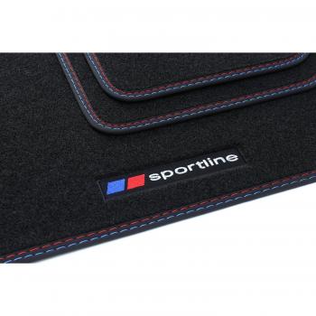 tuning-art SF003 Sportline Design Alfombrillas para BMW Série 1 E87 5 Puertas 2004-2011