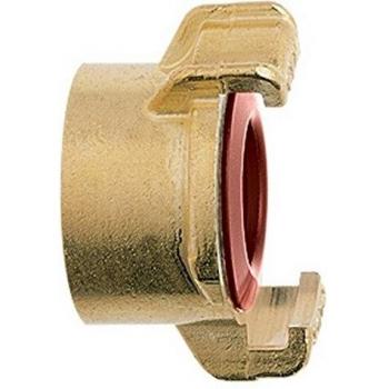 Conector roscado GEKA Plus de latón, 1 IG con homologación KTW
