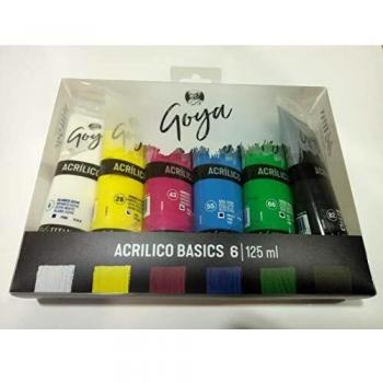 Set de Acrilicos GOYA Titan 6 x 125 ml