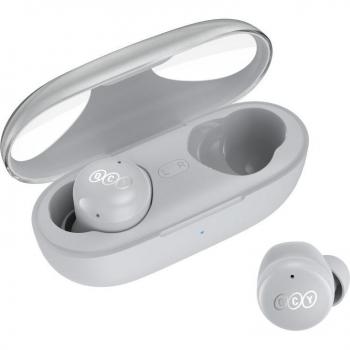 Auriculares Bluetooth QCY T17S TWS Grises con cancelación de ruido, conectividad inalámbrica, micrófono integrado, control táctil y diseño ergonómico