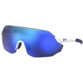 Under Armour Halftime Sunglasses Matte White Blue, unisex, Size: ONE SIZE