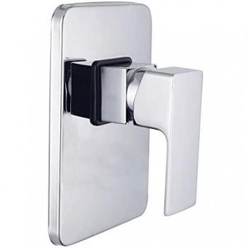 Mezclador de ducha empotrado monocomando cromo serie Elegante