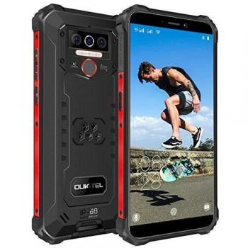 OUKITEL WP5 Pro Android 10 4GB+64GB Móvil Libre Resistente,IP68 Telefonos Robusto, Dual 4G Impermeable Smartphone, 8000mAh Batería Rugged Móvil,5.5'' HD+,Triple Cámara,4 LED Flash