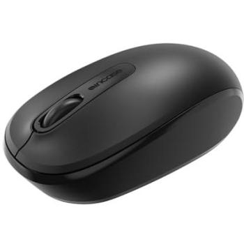 Ratón inalámbrico ambidextro Incase 1850 - Compacto - Autonomía de 6 meses - Transceptor nano - Óptico - 3 botones - Negro
