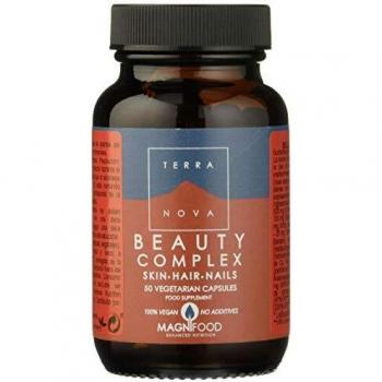 TerraNova Beauty Complex - Apoyo Nutricional para Cabello, Piel y Uñas, 50 Cápsulas