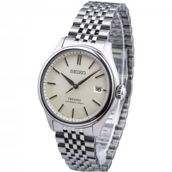 Seiko Presage Classic Automatic Men's Watch SPB463J1 with Stainless Steel Case and Warm White Dial