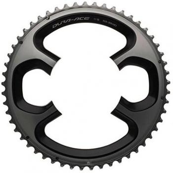 Plato Doble Shimano Dura Ace FC 9000, 53d/39d, Unisexo, Gris