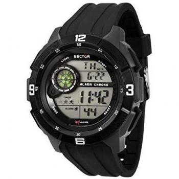Sector EX-04 Digital Quartz Men's Watch with Silicone Strap R3251535001