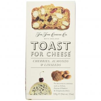 Toast for cheese tostas finas de queso y cereza 100 g pack de 3 unidades