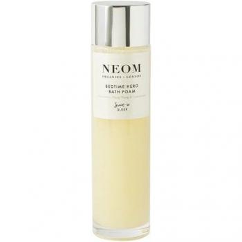 Neom Organics Bedtime Hero Bath Foam - 200ml, Chamomile, Ylang Ylang & Cedar Wood scent, formulated with Coconut & Almond Oil, designed to promote relaxation and sleep, vegan and cruelty-free