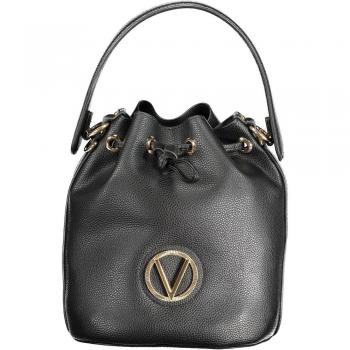 Valentino by Mario Valentino Black Polyethylene Handbag with Adjustable Strap, Bucket Bag, Female, Size: ONE SIZE