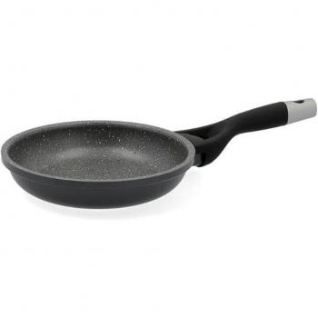 Sartén Tribeca Bidasoa Aluminio 18CM Negro con Asas/Mango Baquelita Soft Touch, Mango Ergonómico, Buena Distribución del Calor, Menos Necesidad de Potencia, Fácil de Limpiar