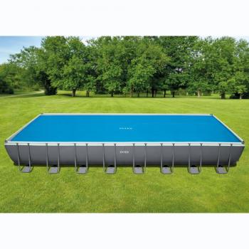 Cubierta solar para piscina rectangular 975x488 cm Intex Azul