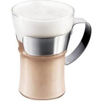 Bodum Set de Tazas de Café/Té Medianas, Chrome, 2 Unidad