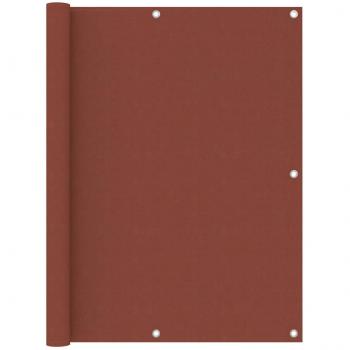 Toldo para balcón de tela oxford terracota 120x300 cm