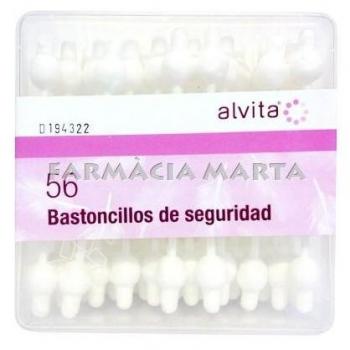 Bastoncillos de Algodón Alvita para Oídos 58 unidades