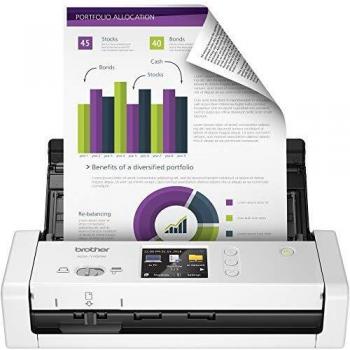 Brother Wireless Document Scanner, ADS-1700W, Fast Scan Speeds, Easy-to-Use, Ideal for Home, Home Office or On-the-Go Professionals