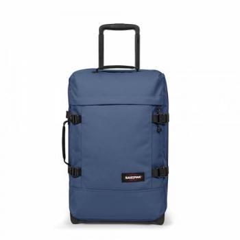 Maleta Eastpak Tranverz S, 51 x 32.5 x 23 cm, 42 L, color Powder Pilot (Azul mate)