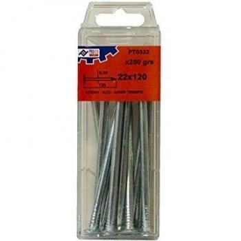 PROFER TOP - Puntas C/Plana Pq 250 Grs Profer Top 22X120 Mm