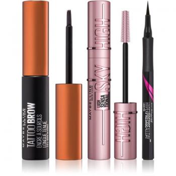 Maybelline Make-Up Set for Eyes and Eyebrows - Medium Brown