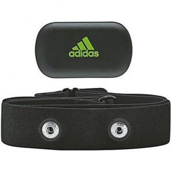 adidas HRM 2 And Strap - Monitor de ritmo cardiaco compatible con Bluetooth y cinta de sujeción de tela, color negro / verde