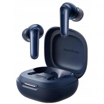 Auriculares Inalámbricos Soundcore P40i Azul con conectividad Bluetooth, cancelación de ruido activa, micrófono incorporado, autonomía de hasta 30 horas, diseño ergonómico y resistente al agua