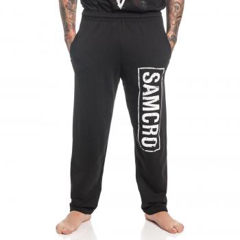 Sons Of Anarchy Samcro Pantalones de gimnasia Negro L