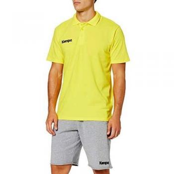 Kempa Polo Classic Manga Corta, Hombre, Lima Amarillo, 140