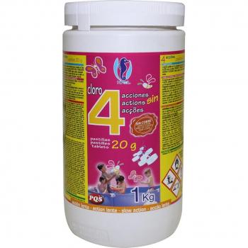 Cloro Pastillas 4 Acciones 1 kg