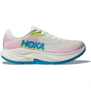 HOKA Women's Rincon 4 Road Running Shoes - Frost/Pink Twilight - Size 36.5