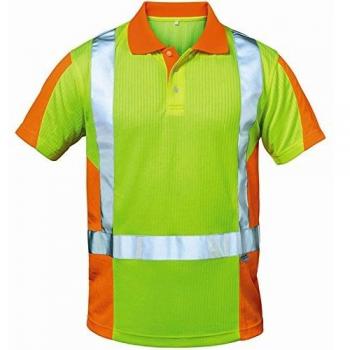 Camisa Polo de Alta Visibilidad Zwolle, Amarillo/Naranja, Talla XL