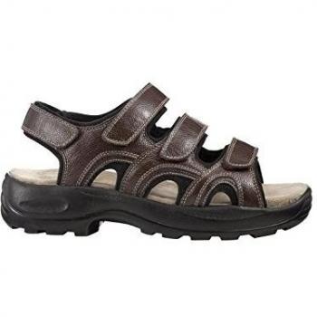 Sandalias De Cuero De Triple Correa para Hombre