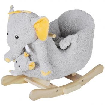 Knorrtoys 40372 -. Elefante oscilante animales también en el sonido fantasma con la mano