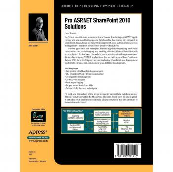 Soluciones Pro ASP.NET SharePoint 2010: Técnicas para Integrar Funcionalidad de SharePoint en Aplicaciones ASP.NET (Voz Experta en .NET)