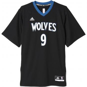 adidas Int Replica Jrsy - Camiseta para hombre, color negro / blanco / azul, talla M