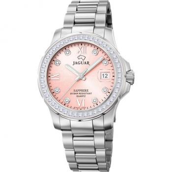 Reloj Jaguar Woman Collection J892/2 de Acero con Circonitas y Esfera Rosa