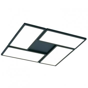 Plafón LED Cuadrado New Or Negro 60W 3000K Dimmable - CristalRecord