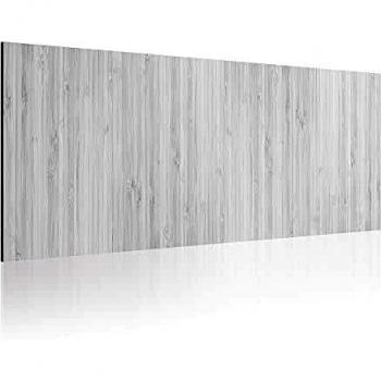 Cabecero para Cama de 90 cm, PVC Estampado, Impresión Patrón Madera, 95 x 60 x 0.5 cm, CAB-008