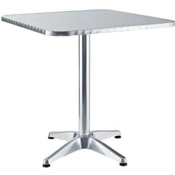 Mesa Cuadrada de Aluminio con Marco 60 x 60 x 70 cm