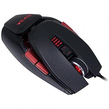 EVGA TORQ X10 - Ratón (USB, Laser, Juego, Negro, Ambidextro, Monótono)
