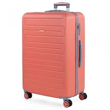 Maleta Mediana Rígida Skpat Monaco Coral 67L con Candado TSA y 4 Ruedas