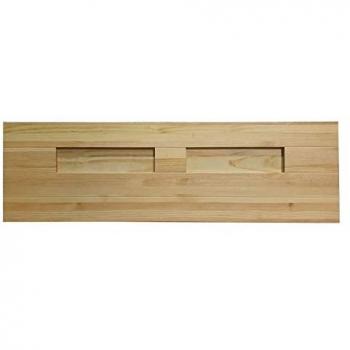 Cabecero de Madera de Pino DINAMARCA Cerrado, Barnizado Natural, Artesanal, para Cama de 150 cm - Fabricado en España por PEJECAR