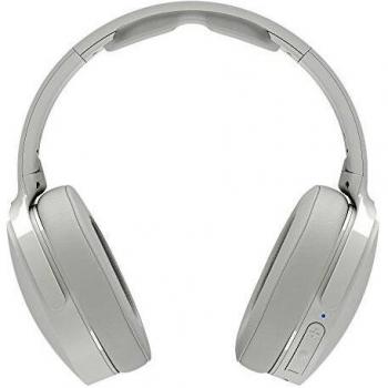 Skullcandy Hesh 3 Over-Ear Bluetooth, Auriculares Inalámbricos, con Micrófono y Batería de Carga Rápida con 22h de Duración, Almohadillas de Espuma Viscoelástica para Más Confort, Blanco/Carmesí.